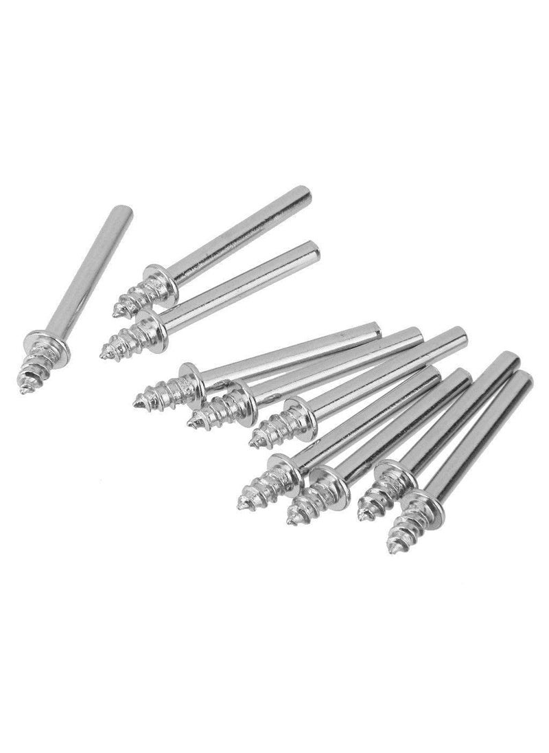 DIY Crafts Diy Crafts 12268 India 302707172210 Wheel Screw Mandrel 1/8" Shank Holder for Polishing Brush Rotary Tool, Multicolor, 5 Piece  - Image 4