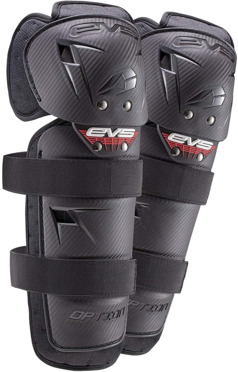 SPORTS Option Knee Guard | Riding Protection | Knee to Shin Coverage | Black | Youth