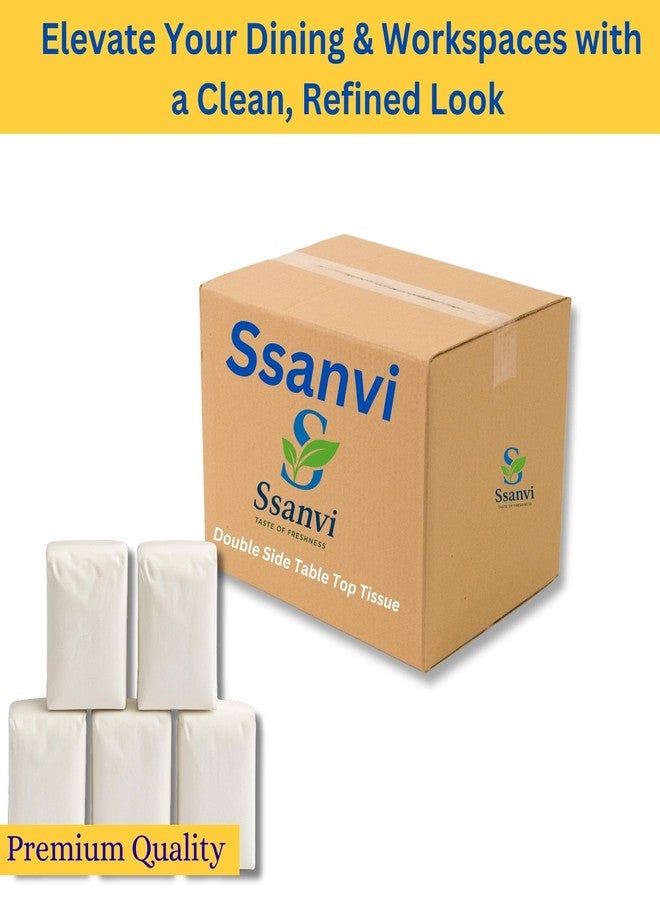 Ssanvi L-Fold/Table Top Napkin Paper Refill | 1000 Sheets | Pack of 10 | Premium Disposable Tissue for Restaurants, Cafes, Offices & Home Use - Image 5