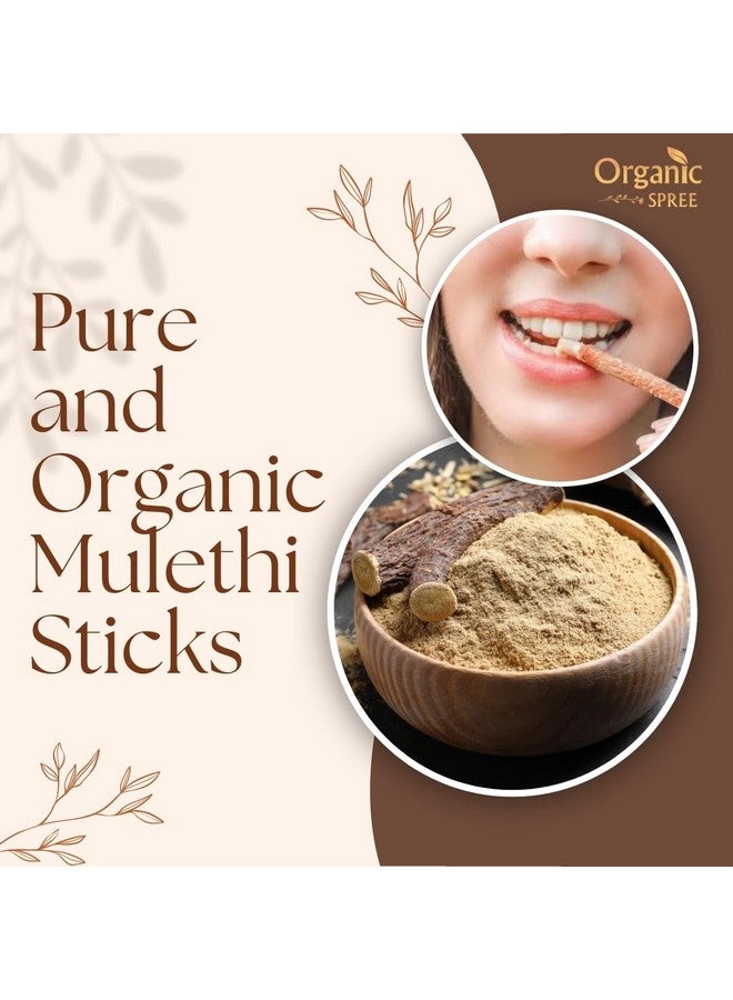 ORGANIC SPREE Licorice - Mulethi Sticks - 5.3oz (150gm) Pure and Natural Yashtimadhu - Jethimadh 150gm - Image 4