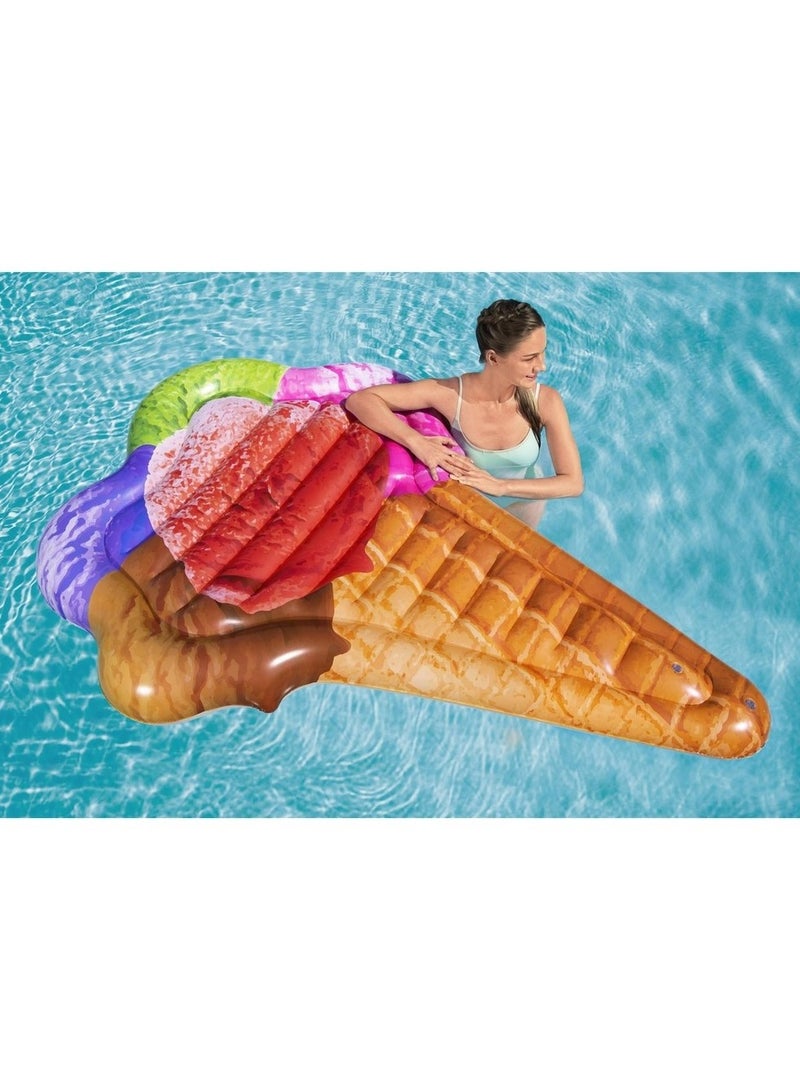 Bestway Bestway - Air Mattress Waffle Ice Cream 188x130 cm - 43183  - Image 3