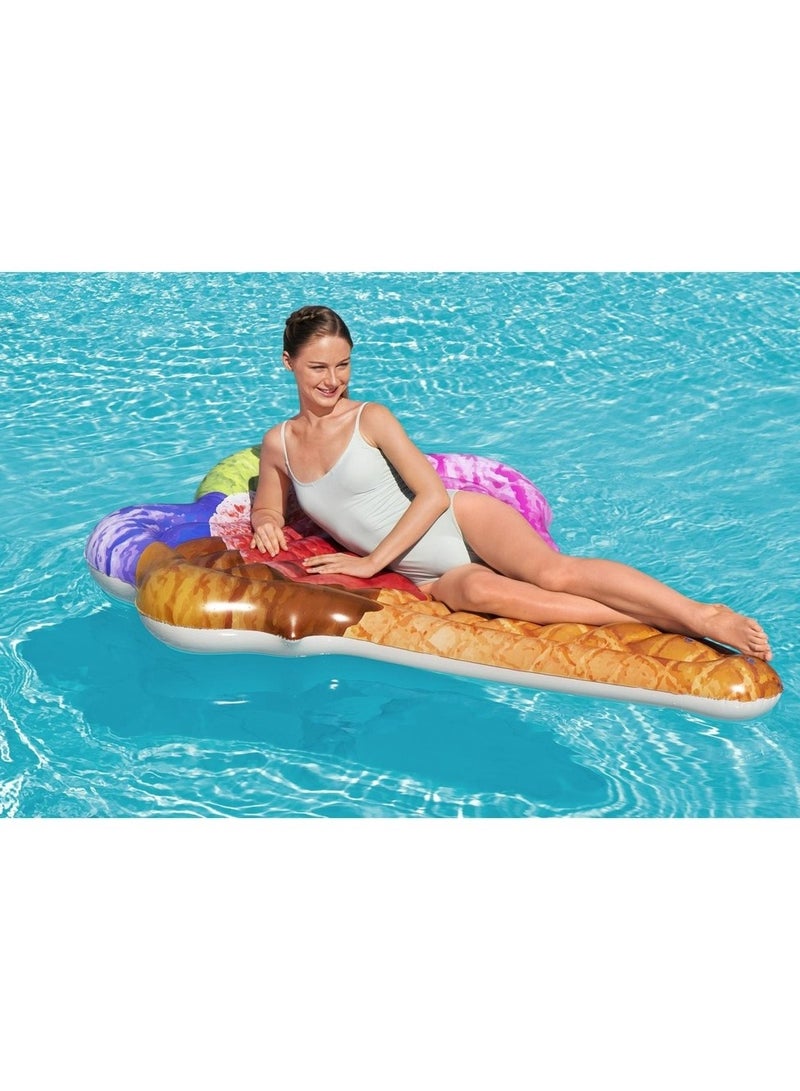 Bestway Bestway - Air Mattress Waffle Ice Cream 188x130 cm - 43183  - Image 2