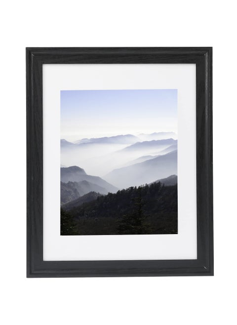 Medog 11x14 Certificate Frame Display Pictures 8x10 with MatGallery Document Picture Frame Black Wood