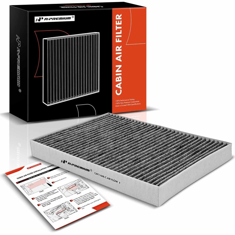 APremium Cabin Air Filter with Activated Carbon Compatible with Chrysler 300 Dodge Challenger Charger 20112020 Replace 68071668AA