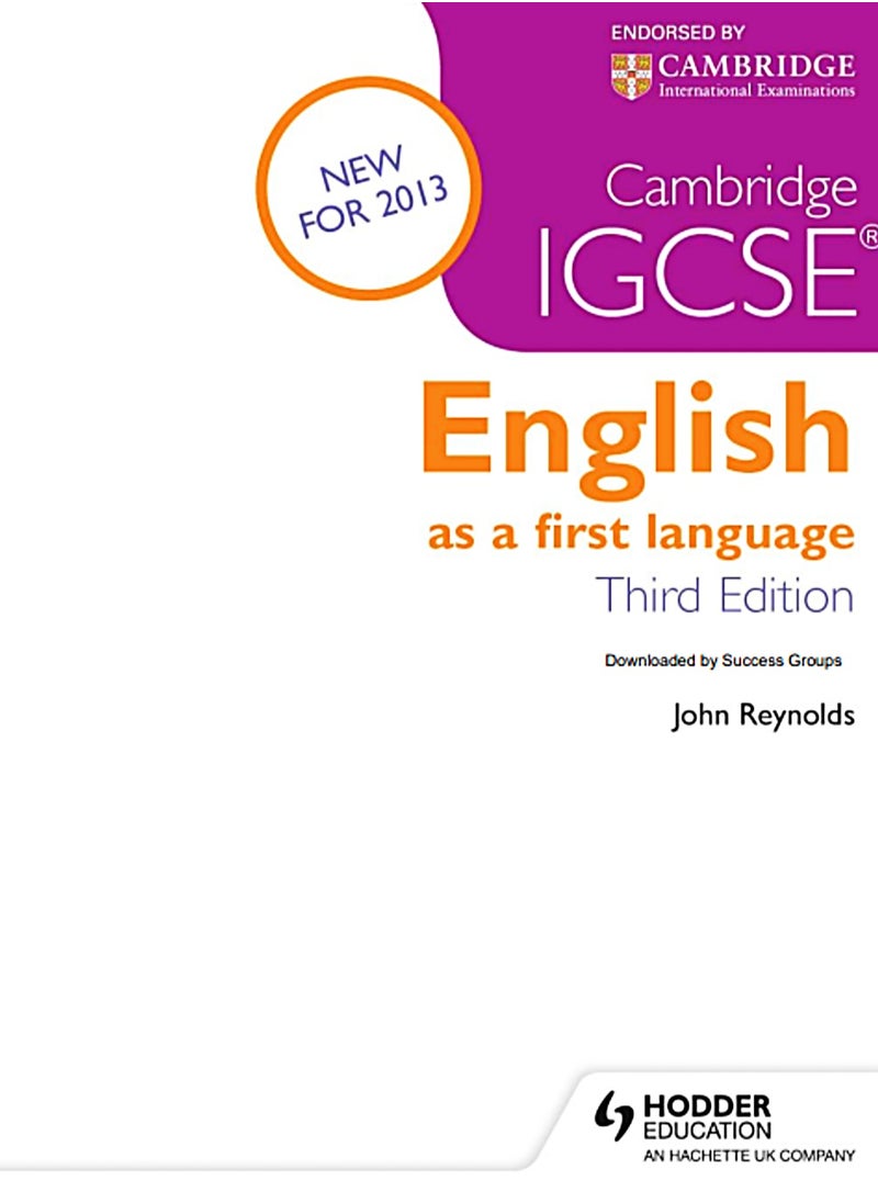 null - Cambridge IGCSE English First Language - Image 1