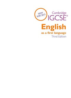 كامبريدج IGCSE اللغة الإنجليزية كلغة أولى  - Image 2