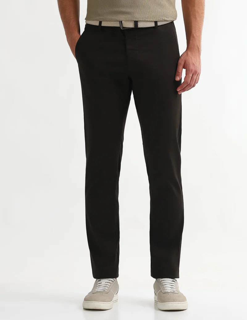 Arrow Dobby Slim Fit Trousers