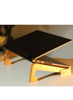 the wood co Natural wood laptop stand  - Image 2