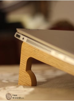 the wood co Natural wood laptop stand  - Image 3