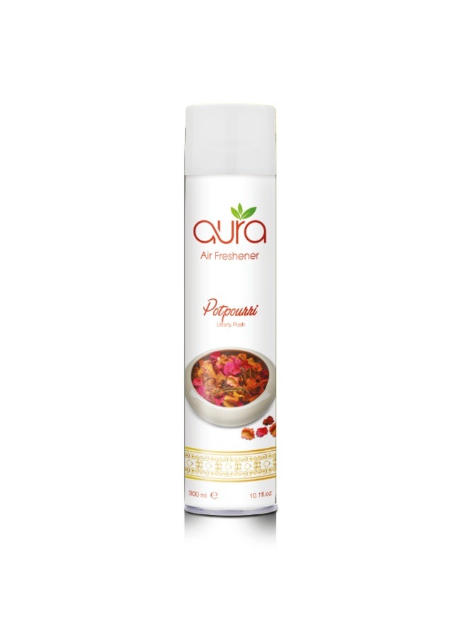 Aura Air Freshener Spray Potpourri Utterly Posh- 300 ml -48 PCS/CTN