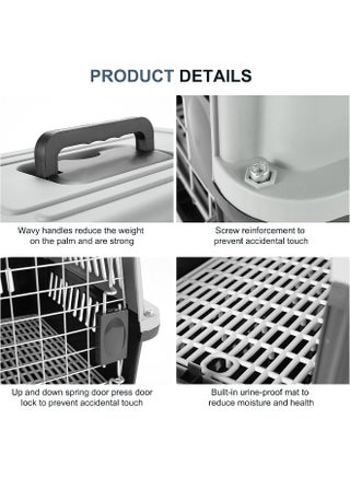 Portable Hard Sided Pet Carrier - view 5