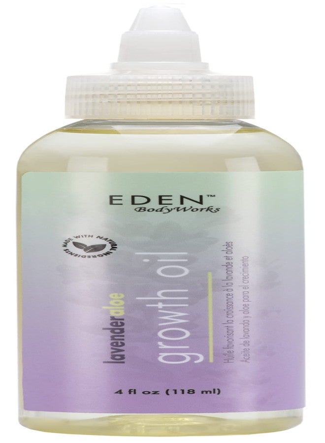 EDEN BodyWorks Lavender Aloe Hair Growth Oil (4 oz) - Vegan Scalp Treatment to Reduce Breakage & Stimulate Healthy Growth - Image 1