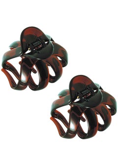 CAMILA Camila Paris AD716 2PK French Octopus Hair Clip, Large Hair Clips for Thick Hair, Girls Big Hair Claw Clip for Long Hair, Durable Jaw Hair Clips for Women for Thick Hair Strong Grip Made in France 