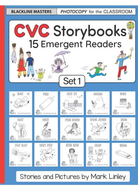 Mark Linley CVC Storybooks: SET 1: Teacher Edition