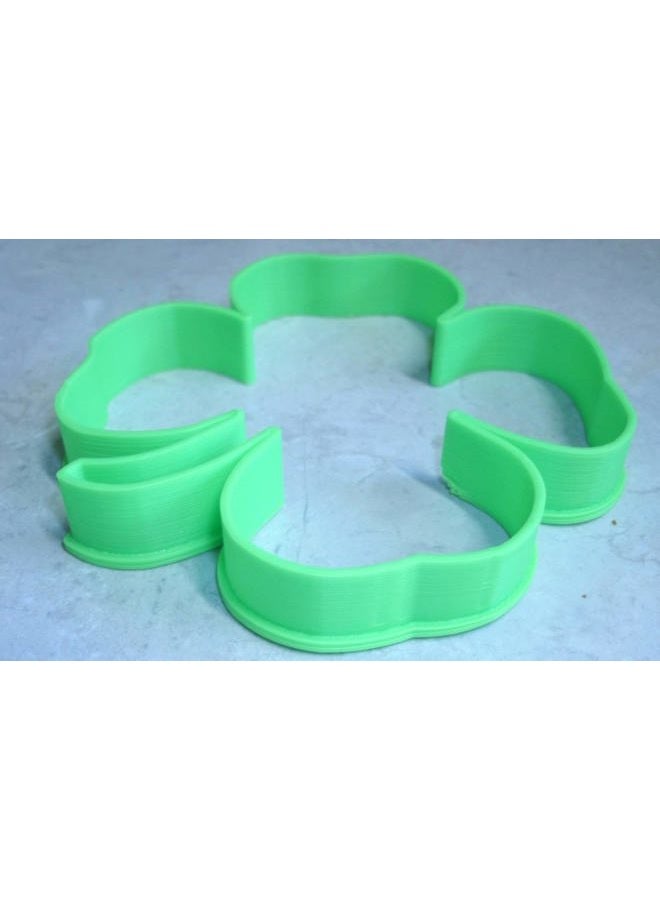 YNGLLC 4-H LEAF CLOVER LUCKY 4 PLEDGE HEAD HEART HEALTH HANDS COMMUNITY LOGO EMBLEM YOUTH ORGANIZATION SPECIAL OCCASION COOKIE CUTTER BAKING TOOL 3D PRINTED MADE IN USA PR2436 - Image 5