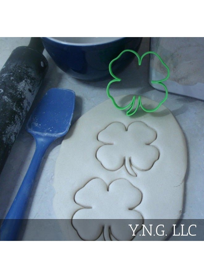 YNGLLC 4-H LEAF CLOVER LUCKY 4 PLEDGE HEAD HEART HEALTH HANDS COMMUNITY LOGO EMBLEM YOUTH ORGANIZATION SPECIAL OCCASION COOKIE CUTTER BAKING TOOL 3D PRINTED MADE IN USA PR2436 - Image 2