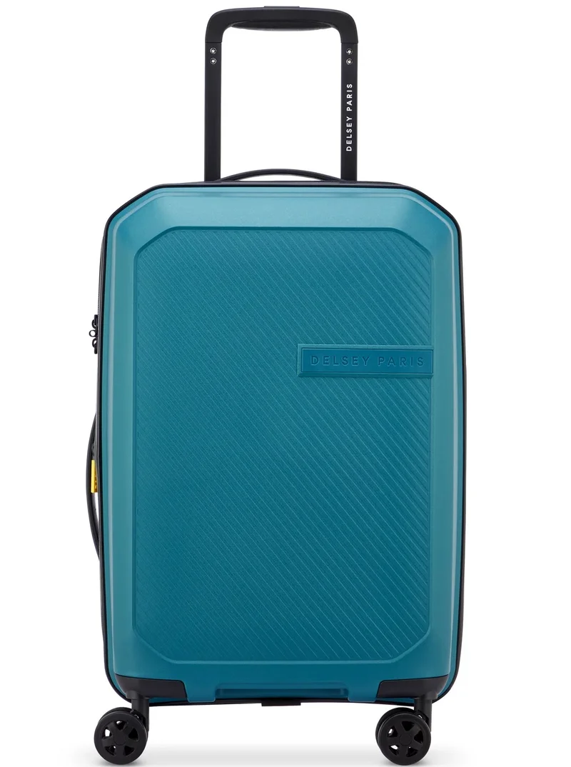 Anvers 55 Cm Hardside 4-Double Wheeled Expandable Cabin Lugagge Trolley - Teal Blue