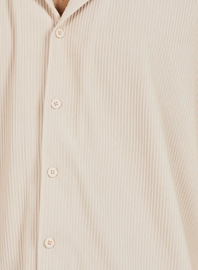 ستايلي Premium Ottoman Resort Collar Relaxed Fit Shirt
