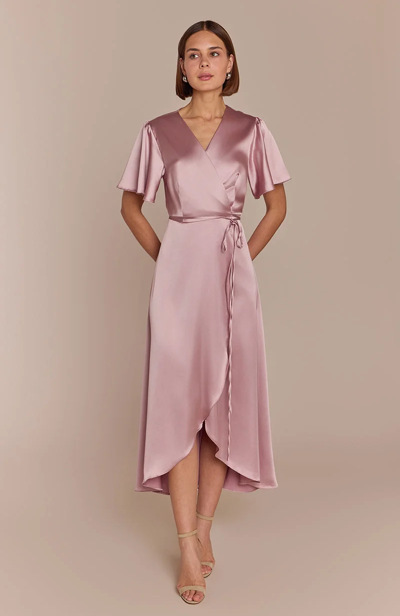 Florence Waterfall Hem Dress