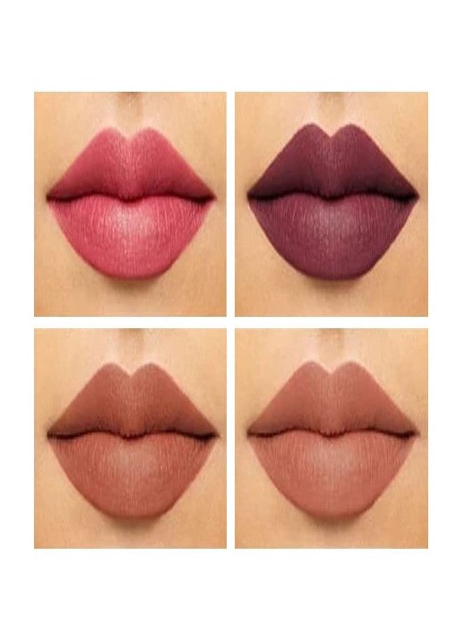 HudaCrush Beauty Nude Edition Liquid Matte Minis Waterproof | Smudge Proof | Long Lasting All Natural Nudes 4pcs. Nude Mini Lipstick Set - Image 3