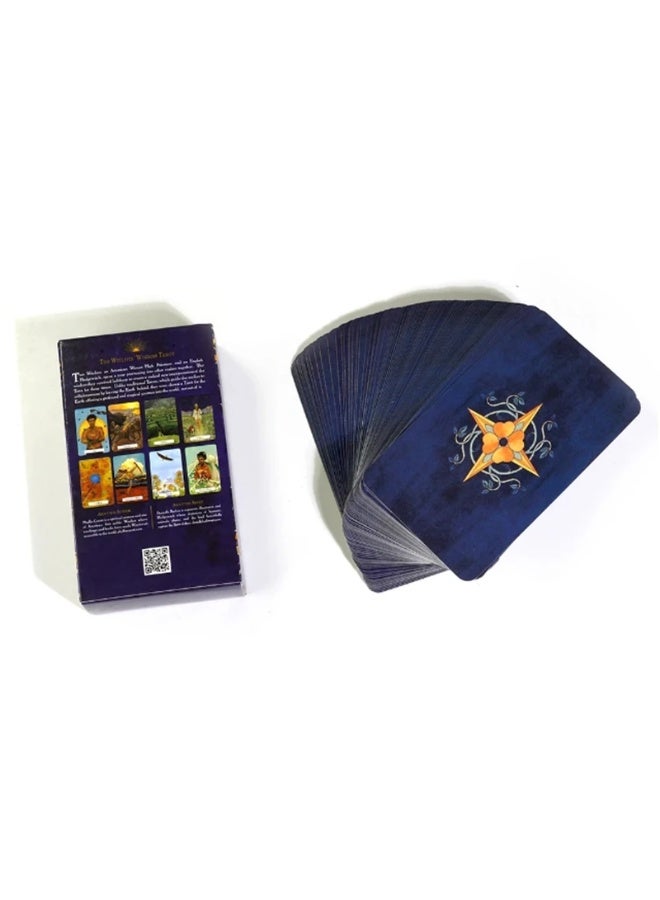 NIBEMINENT The 78-card set "The Witch's Wisdom" Tarot board game set, Fortune-telling Family Gathering Guide version - Image 3