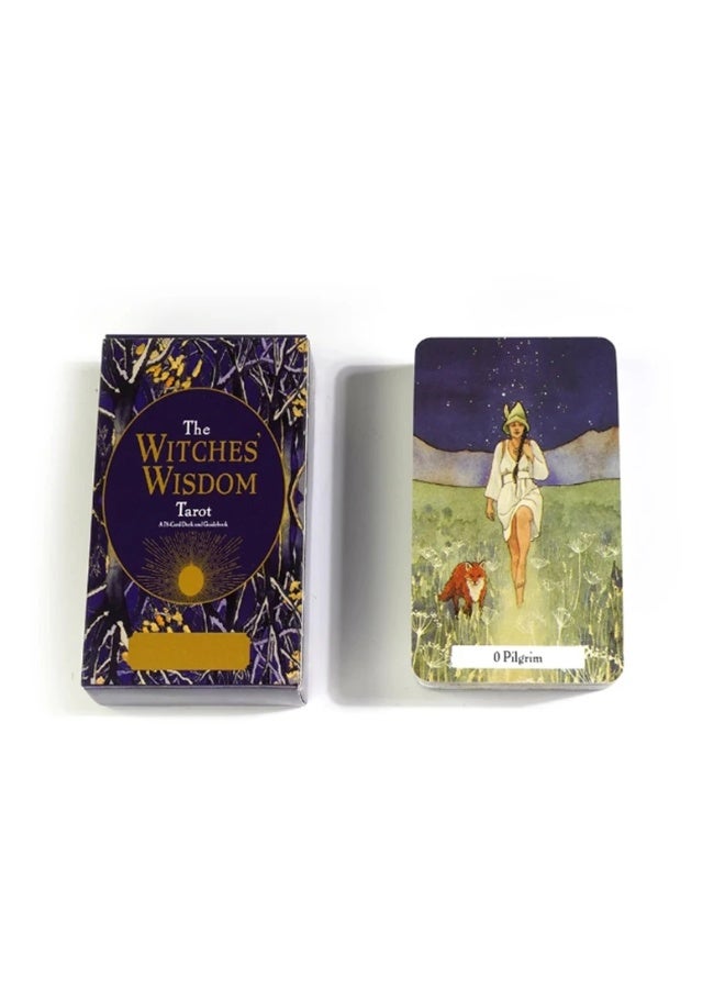 NIBEMINENT The 78-card set "The Witch's Wisdom" Tarot board game set, Fortune-telling Family Gathering Guide version - Image 4