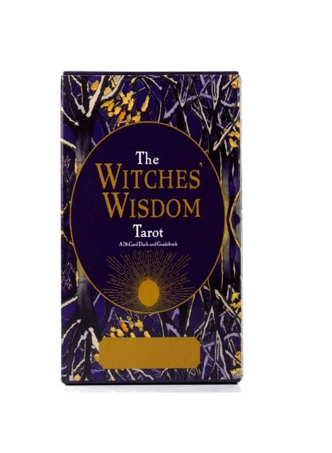 NIBEMINENT The 78-card set "The Witch's Wisdom" Tarot board game set, Fortune-telling Family Gathering Guide version - Image 1