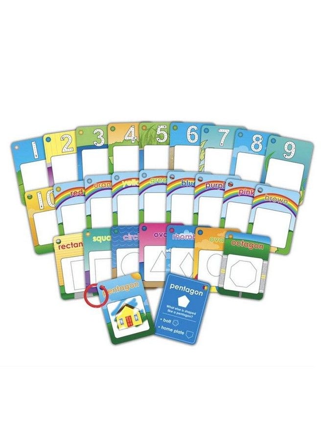 Coolplay - Water Coloring Cards Learning Number Shape Color Toddler Girl Toy Water Paint Cards Airplane Activities For Kids Toy - Image 1