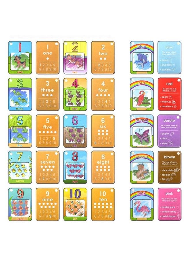 Coolplay - Water Coloring Cards Learning Number Shape Color Toddler Girl Toy Water Paint Cards Airplane Activities For Kids Toy - Image 1