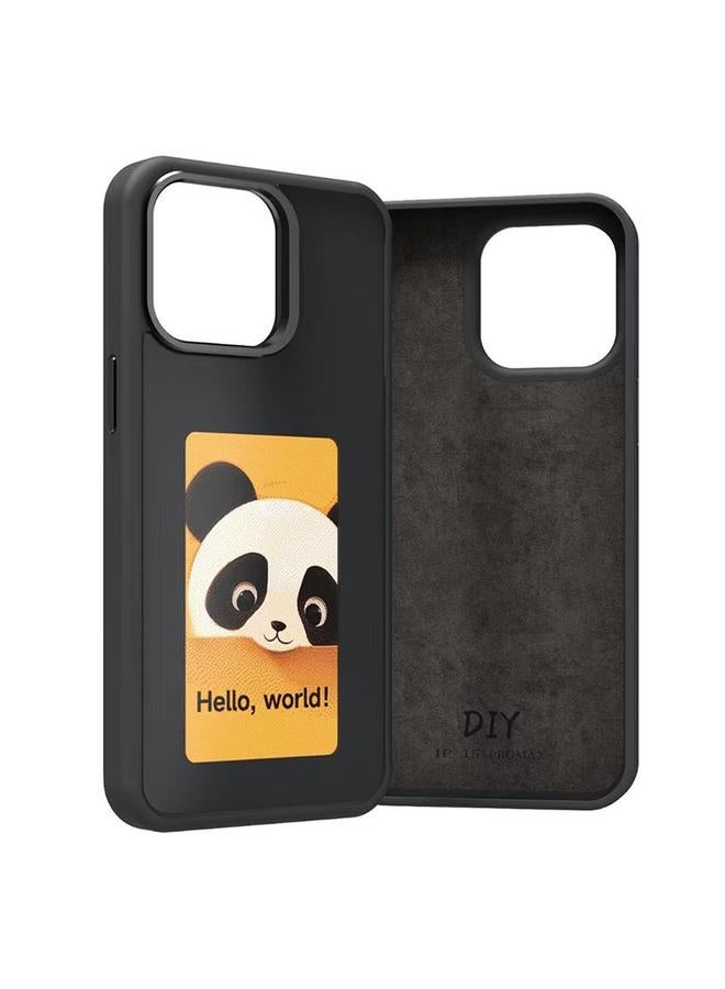 S-TOP Case For iPhone 16 Pro Max Four-Color E-ink Screen NFC DIY Phone Case - Image 2