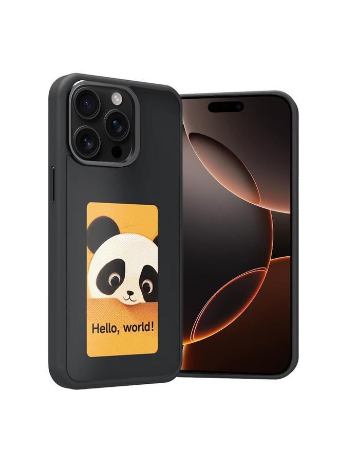 S-TOP Case For iPhone 16 Pro Max Four-Color E-ink Screen NFC DIY Phone Case - Image 1