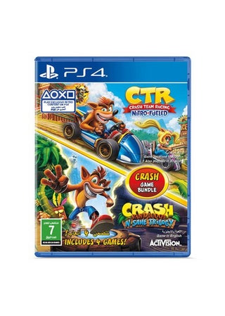 Crash N.Sane Trilogy And CTR (Crash Team Racing) - Crash Game Bundle Edition English/Arabic (KSA Version) - playstation_4_ps4