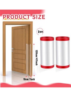Generic Finger Pinch Door Guard Plastic Door Protector, 2 Pack Door Cover Door Jam Shield Door Hinge Cover for Kids Baby Proofing Child Safety 90 and 180 Degree Door Frames Gates  - Image 2