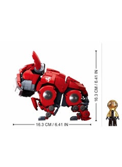 Sluban Sluban - Pleyerid Red Mechanical Bulldog 890 Pieces - M38-B1112A  - Image 4