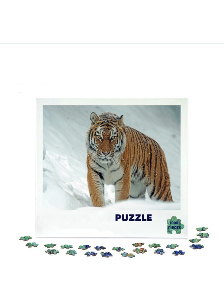 Anna 1000-Piece Thick Cardboard Puzzle for Stress Relief and Decoration - Image 1