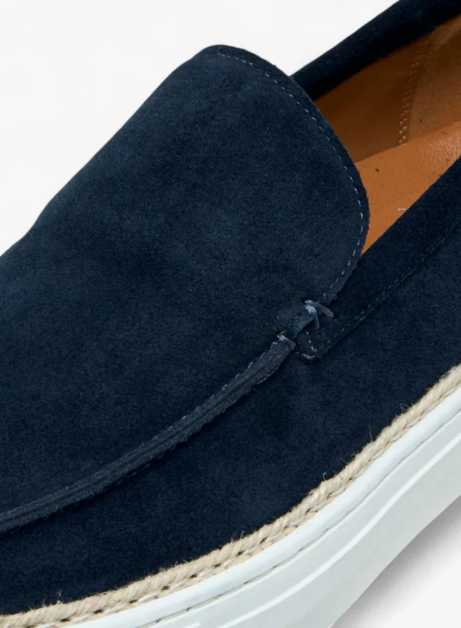 DUCHINI  Men'S Leather Solid Slip-On Loafers for Men | Best Price UAE