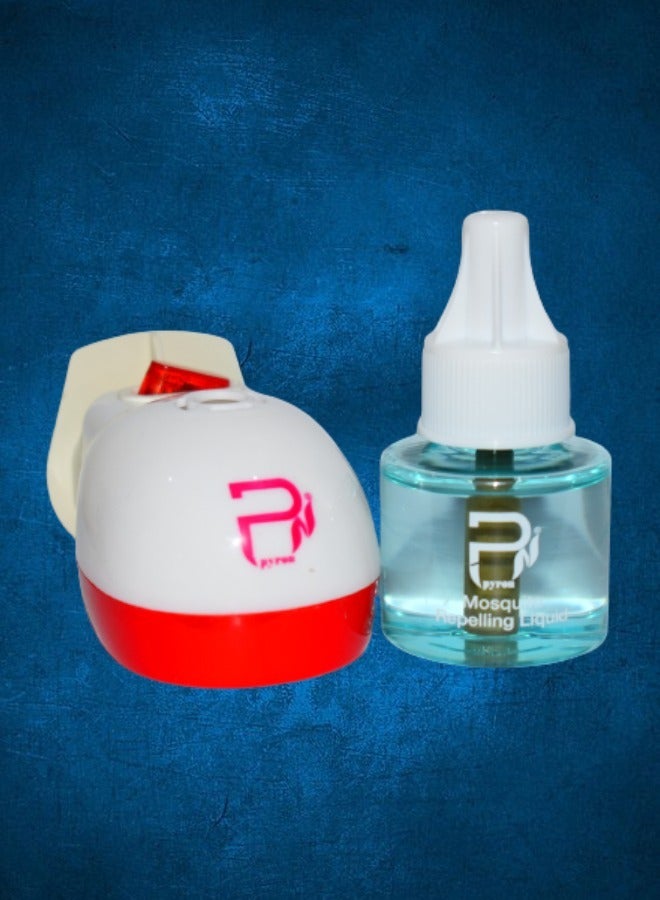 PYRON 14 Pieces Electric Mosquito Killer Device With 360 Hour Liquid Refill 1 Bottle Of 45ml With Floral Fragrance. - Image 2