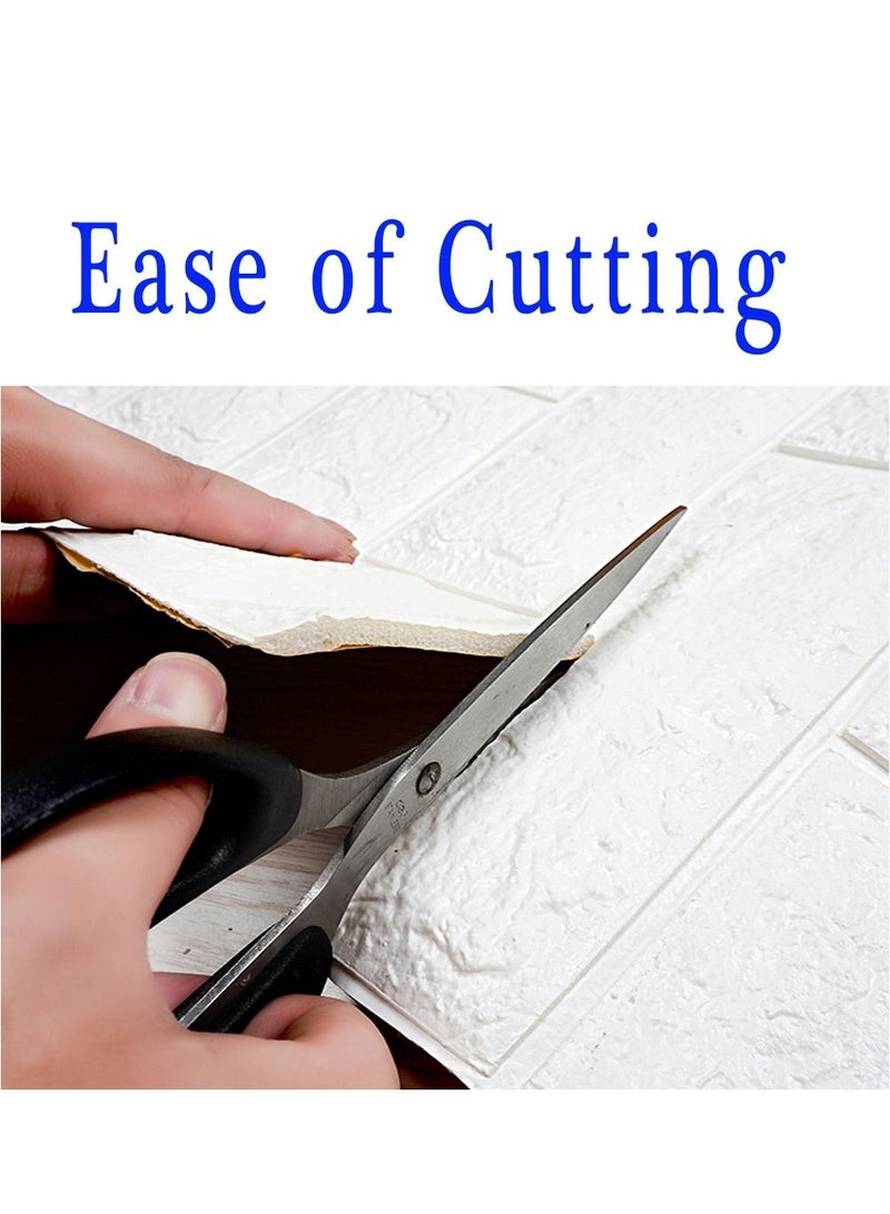 LINGWEI 30PCS Wall Sticker 3D Wallpaper Wall Decoration Panels Diamond PE Foam Brick Pattern Self Adhesive Removable and Waterproof Art Wall Tiles For Bedroom Living Room kids Room - Image 4