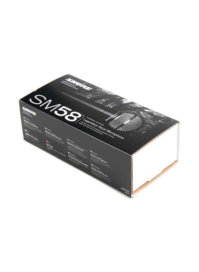 Shure SM58, Cardioid Dynamic Vocal Microphone, Dynamic, Studio Ready, Cardioid, For Live Performance, Home Recording & Podcast SM58-LCE Black - Image 2