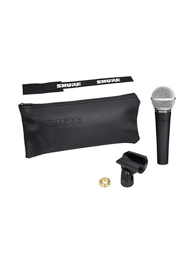 Shure SM58, Cardioid Dynamic Vocal Microphone, Dynamic, Studio Ready, Cardioid, For Live Performance, Home Recording & Podcast SM58-LCE Black - Image 3