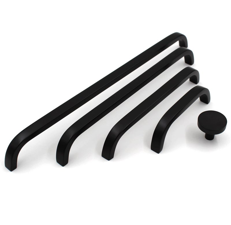 ABVIN Solid Brass Round Knobs Cabinet Beautiful Decorative Dresser Knobs Drawer Pulls - ABVIN002 - Black Finish - 1 Pcs - Image 2