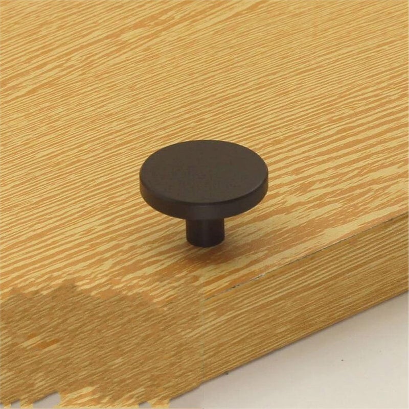 ABVIN Solid Brass Round Knobs Cabinet Beautiful Decorative Dresser Knobs Drawer Pulls - ABVIN002 - Black Finish - 1 Pcs - Image 5