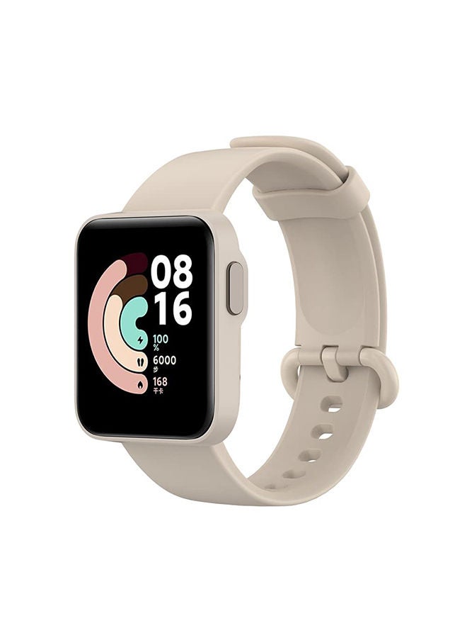 O Ozone Silicon Band+Matching case For Xiaomi MI Lite /Redmi Band Beige - Image 1