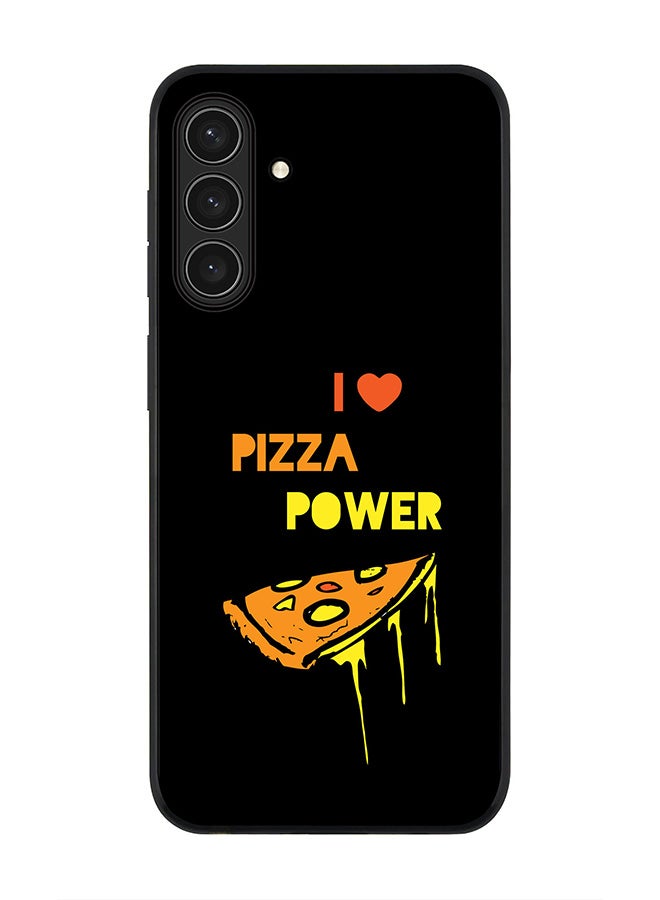Stylizedd For Samsung Galaxy A26 5G Case,Slim fit Camera Protection, Shockproof Thin Phone cover  - I Love Pizza (Black) - Image 1