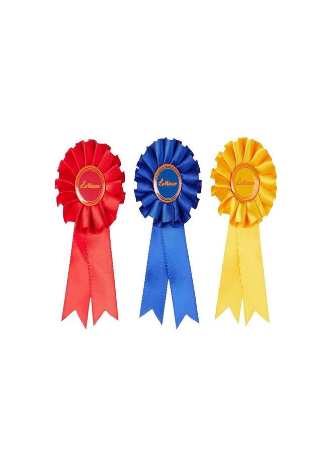 LeMieux Toy Pony Rosette Pack - Set of Three Satin Winner Rosettes - Congratulate Your Toy Pony - Suitable for Ages 3+ - Image 1