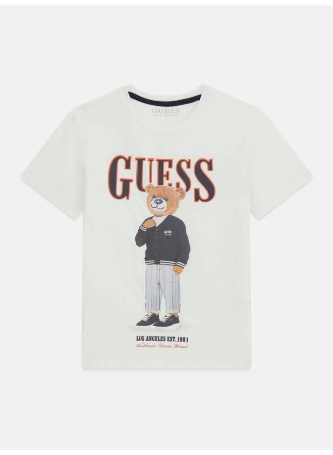 GUESS Youth Graphic Crew Neck T-Shirt - Image 5