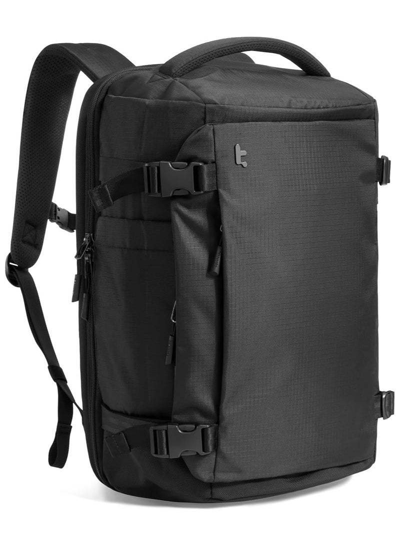 Tomtoc Navigator-T66 Liteway 28L Travel Backpack – TSA-Friendly Carry-On Laptop Backpack Fits 16 Inch, Clamshell Business Weekender Bag with YKK Zippers, Lightweight Water-Resistant Rucksack - Image 1