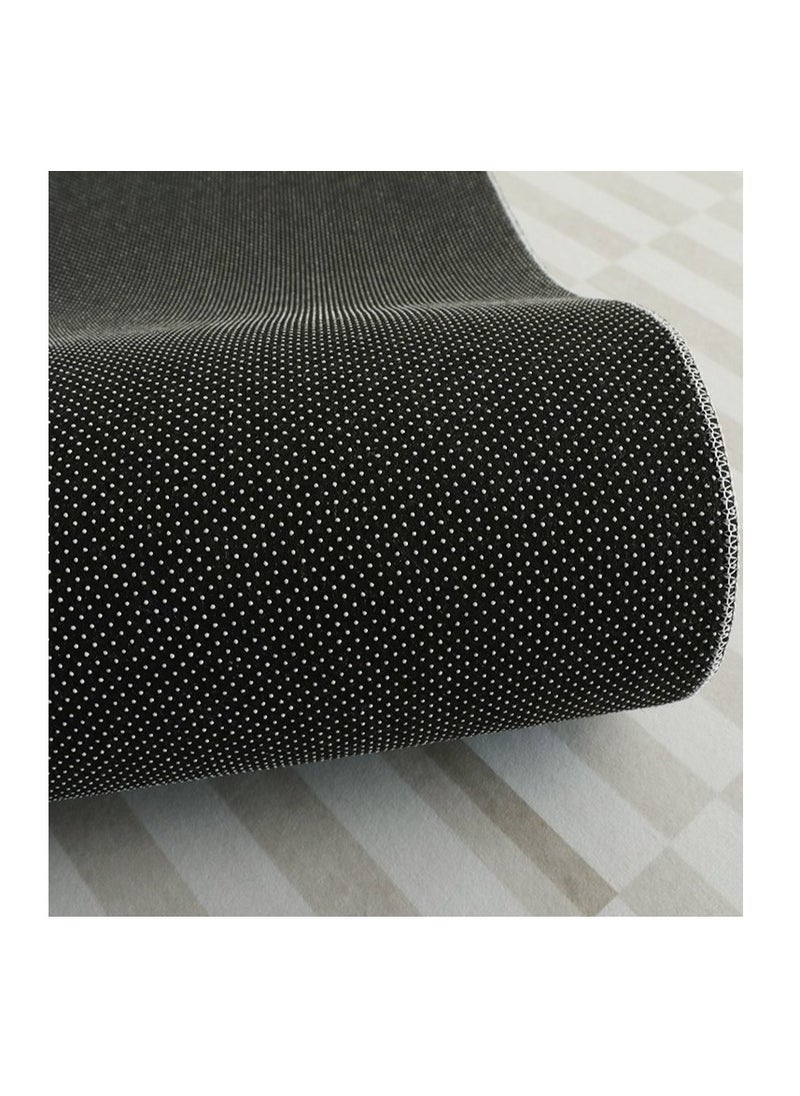 Mei Lifestyle - Modern Wool Fluffy Floor Mat Carpet with Anti slip High Pile Bottom with Upgraded Foam (Size 120×160CM), Rectangle - Image 1