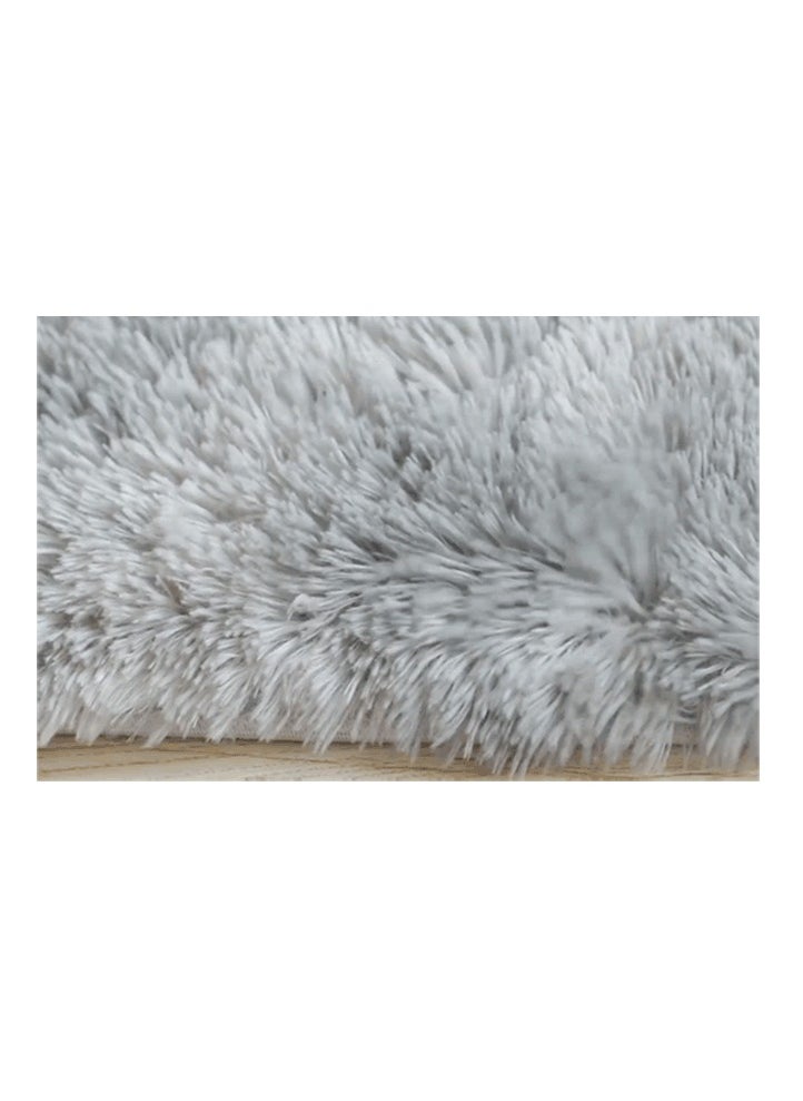 Mei Lifestyle - Modern Wool Fluffy Floor Mat Carpet with Anti slip High Pile Bottom with Upgraded Foam (Size 120×160CM), Rectangle - Image 1