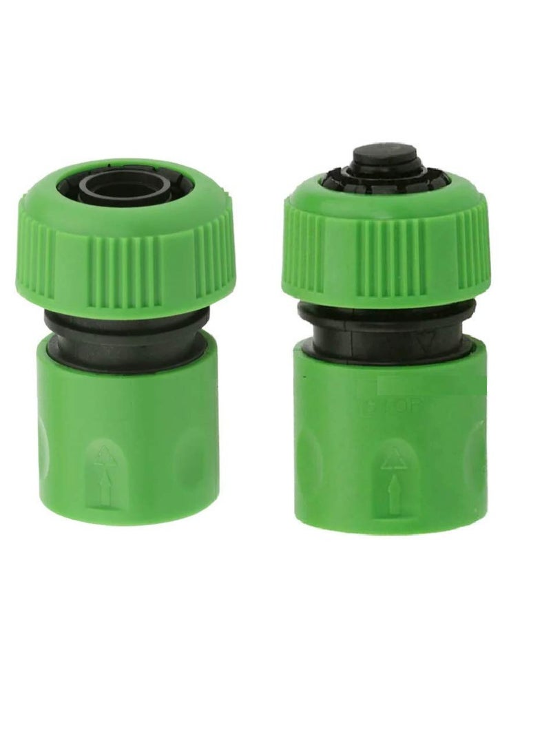 Emerald Garden Multifunctional 4pcs High Pressure Garden Hose Nozzle Water Spray Gun with Connector - Image 2